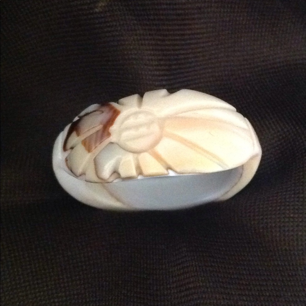 Hand Carved Shell Ring